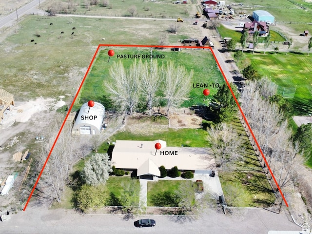 75 E 300 N, Glenwood, UT 84730 - drone / aerial view featuring a rural view