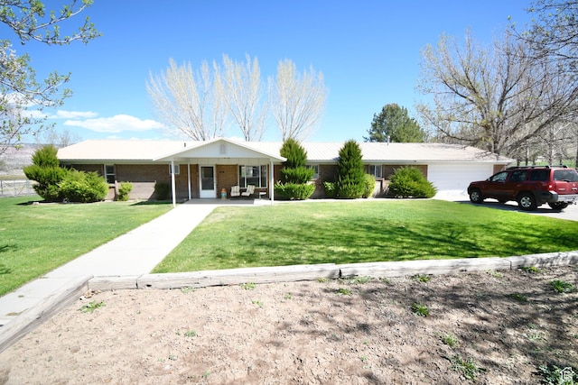 75 E 300 N, Glenwood, UT 84730 - ranch-style house featuring a front lawn