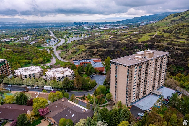 875 S Donner Way Unit 1203, Salt Lake City, UT 84108 - drone / aerial view with a mountain view