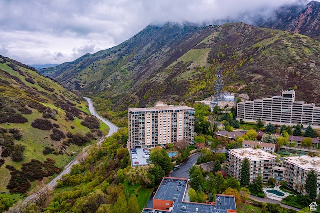 875 S Donner Way Unit 1203, Salt Lake City, UT 84108 - aerial view with a mountain view
