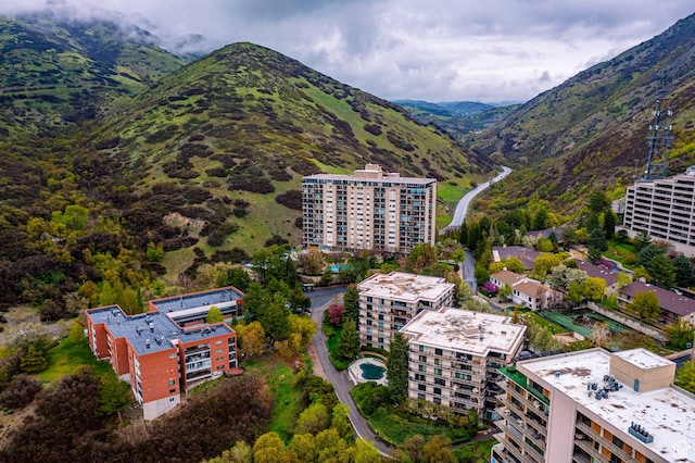 875 S Donner Way Unit 1203, Salt Lake City, UT 84108 - bird's eye view with a mountain view