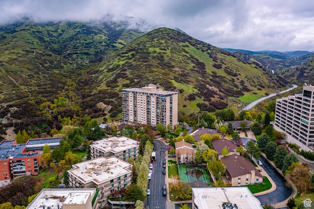 875 S Donner Way Unit 1203, Salt Lake City, UT 84108 - bird's eye view with a mountain view