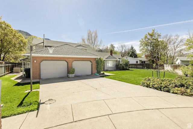 1560 E 1580 N, Logan, UT 84341 - ranch-style home with a garage and a front yard