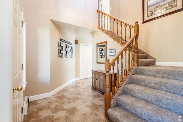 1560 E 1580 N, Logan, UT 84341 - tiled foyer featuring baseboard heating and a high ceiling