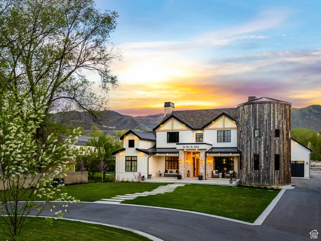 616 E Stokes Ave S, Draper, UT 84020 - view of front of house featuring a mountain view and a lawn