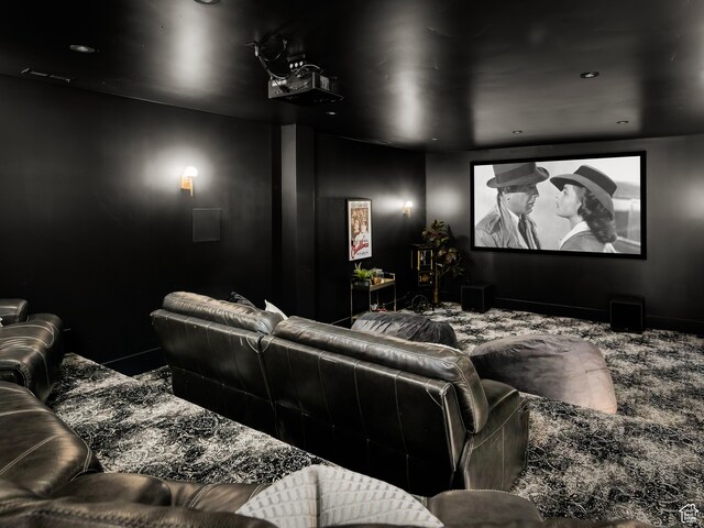 616 E Stokes Ave S, Draper, UT 84020 - cinema room featuring carpet floors