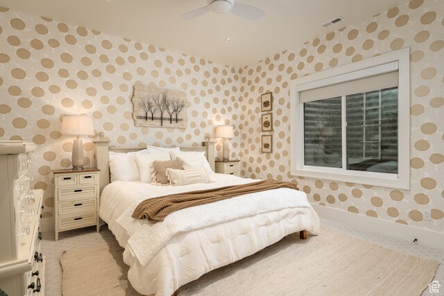 616 E Stokes Ave S, Draper, UT 84020 - bedroom featuring ceiling fan and carpet floors
