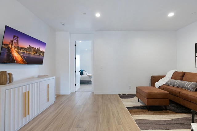 400 S Moki Dr Unit I-1, Kanab, UT 84741 - living area with light wood-type flooring and recessed lighting