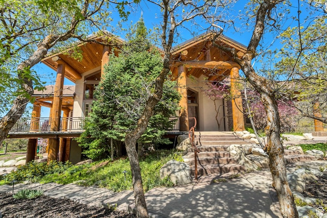 4345 W Stoneybrook Cir, Alpine, UT 84004 - view of front of house featuring a balcony