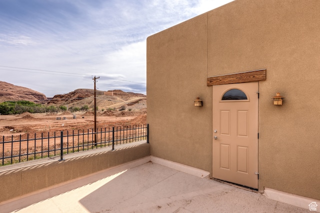 1145 E Bonita St, Moab, UT 84532 - view of terrace with a mountain view