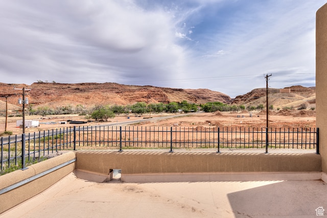 1145 E Bonita St, Moab, UT 84532 - view of patio featuring a mountain view