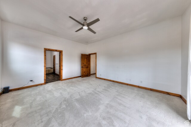 1145 E Bonita St, Moab, UT 84532 - carpeted empty room featuring ceiling fan