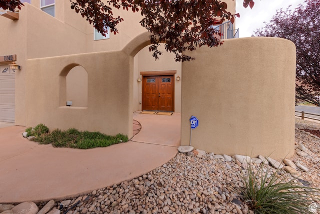 1145 E Bonita St, Moab, UT 84532 - view of exterior entry featuring a garage