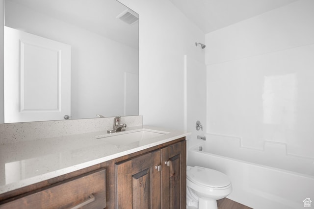 1698 S Marigold Unit 242, Santaquin, UT 84655 - bathroom with tub / shower combination, toilet, and vanity