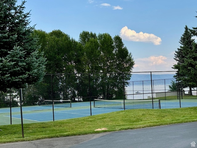 888 N Newburg Dr Unit 1, Garden City, UT 84028 - view of tennis court