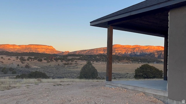 view of mountain feature