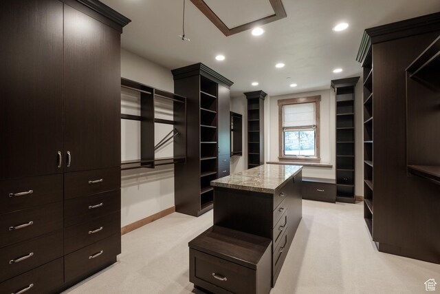 2586 N Whispering Springs Hollow Rd Unit 20, Heber City, UT 84032 - walk in closet featuring light carpet