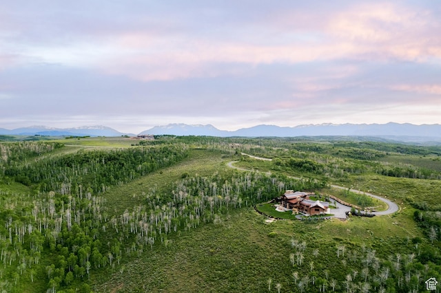 2586 N Whispering Springs Hollow Rd Unit 20, Heber City, UT 84032 - aerial view of property and surrounding area featuring rural landscape and a mountainous background