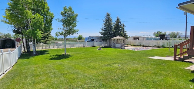 816 N 3500 W, Vernal, UT 84078 - fenced backyard featuring a patio area