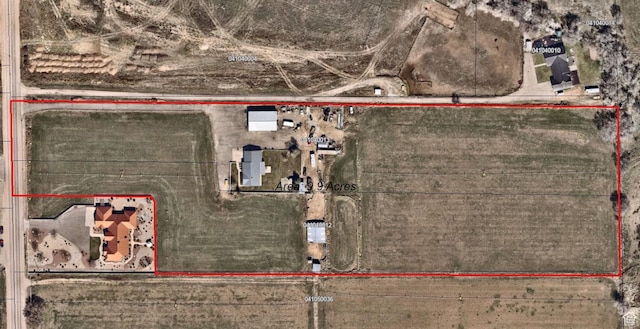 816 N 3500 W, Vernal, UT 84078 - aerial view of property's location with property boundaries highlighted