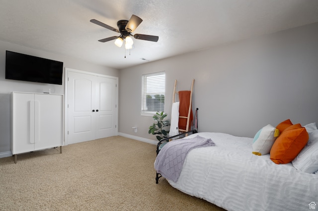 2120 N 2500 W, Vernal, UT 84078 - bedroom featuring ceiling fan and carpet floors