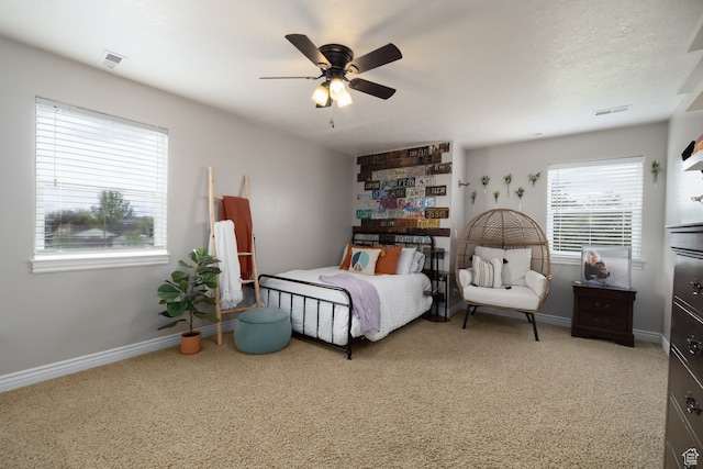 2120 N 2500 W, Vernal, UT 84078 - carpeted bedroom with ceiling fan