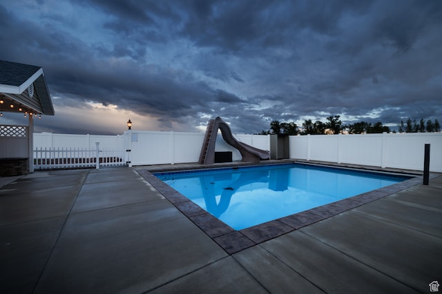 2120 N 2500 W, Vernal, UT 84078 - view of pool with a patio area and a water slide