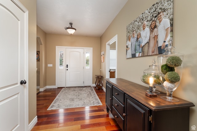 2120 N 2500 W, Vernal, UT 84078 - foyer featuring dark hardwood / wood-style flooring