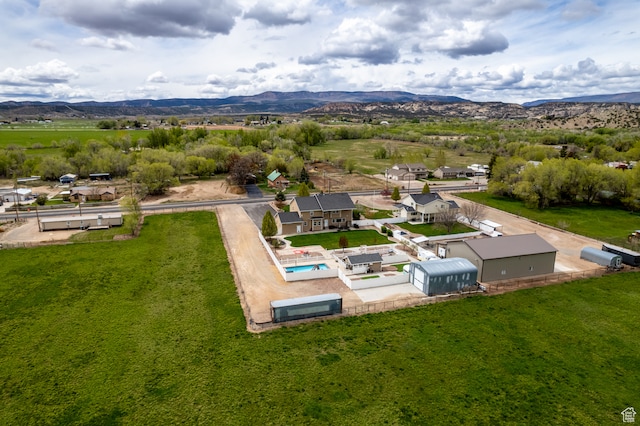 2120 N 2500 W, Vernal, UT 84078 - drone / aerial view featuring a mountain view