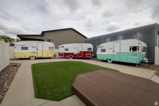 2120 N 2500 W, Vernal, UT 84078 - view of yard with a wooden deck