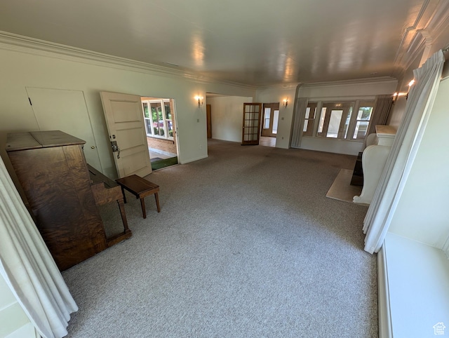 1235 E 820 N, Provo, UT 84606 - interior space with a healthy amount of sunlight, crown molding, and carpet flooring