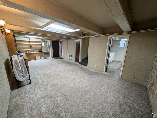 1235 E 820 N, Provo, UT 84606 - interior space with washer / dryer, stairs, and carpet flooring