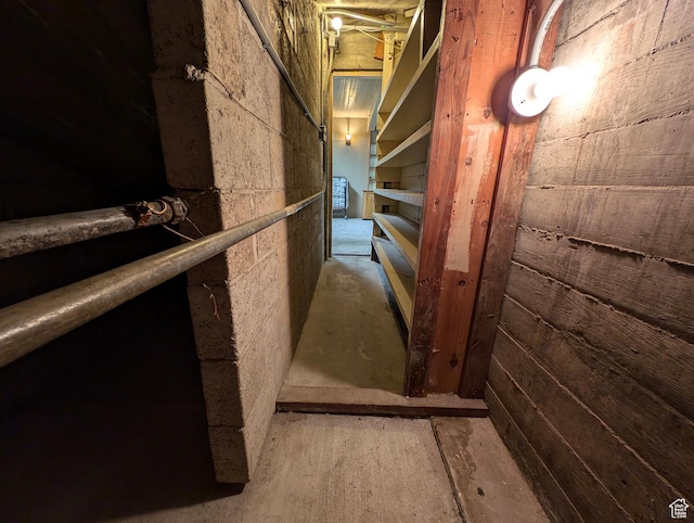 1235 E 820 N, Provo, UT 84606 - hallway with concrete block wall