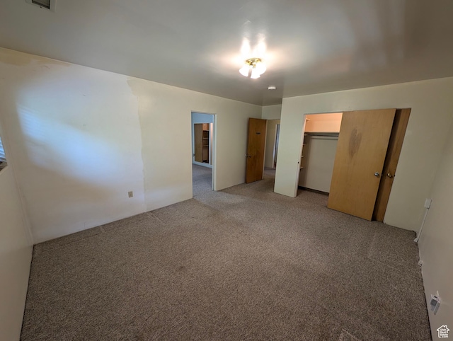 1235 E 820 N, Provo, UT 84606 - unfurnished bedroom with visible vents, a closet, and light carpet