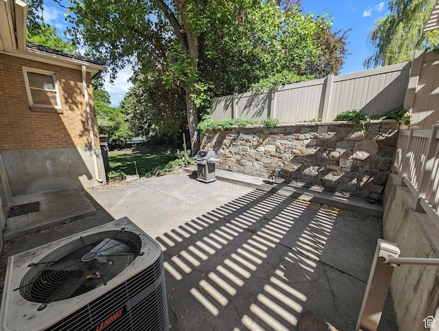 1235 E 820 N, Provo, UT 84606 - view of patio featuring area for grilling, cooling unit, and fence private yard