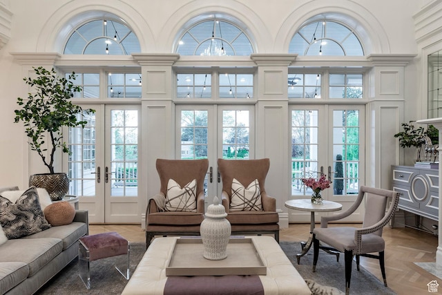 4250 S Camille St, Holladay, UT 84124 - sunroom / solarium featuring french doors