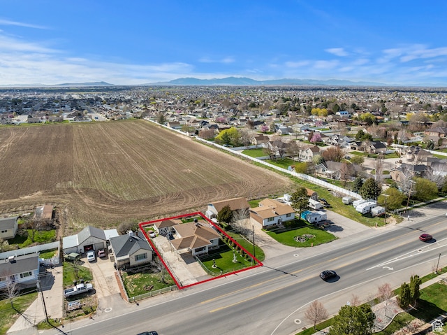 2647 N 2000 W, Clinton, UT 84015 - drone / aerial view with a mountain view