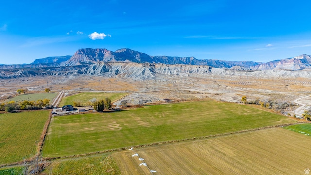 885 S Southflat Rd, Huntington, UT 84528 - bird's eye view featuring a rural view and a mountain view