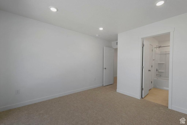 4126 S Winder Ward Dr Unit 2-123, Millcreek, UT 84124 - unfurnished bedroom featuring light carpet, recessed lighting, and baseboards