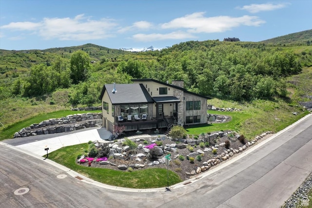view of birds eye view of property