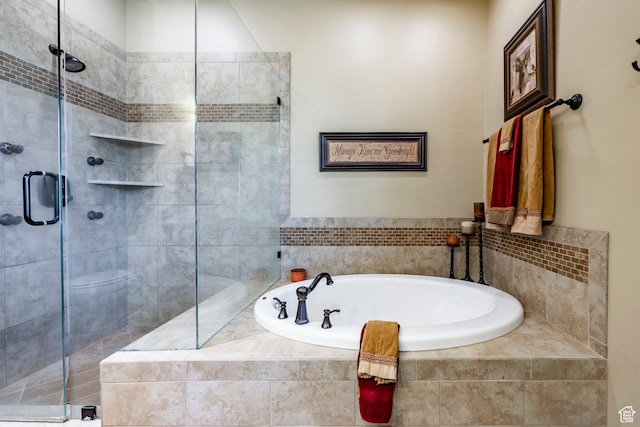 1621 E Abajo Peak Ct, Heber City, UT 84032 - bathroom with separate shower and tub and toilet
