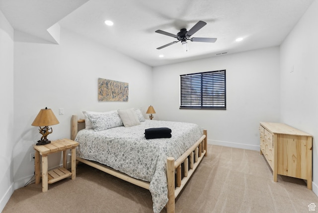 1430 W Arapaho Dr Unit 59, Coalville, UT 84017 - carpeted bedroom with ceiling fan