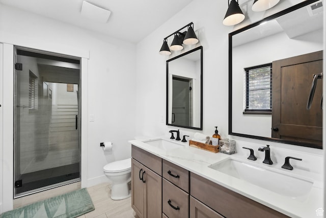 1430 W Arapaho Dr Unit 59, Coalville, UT 84017 - bathroom featuring walk in shower, vanity, and toilet