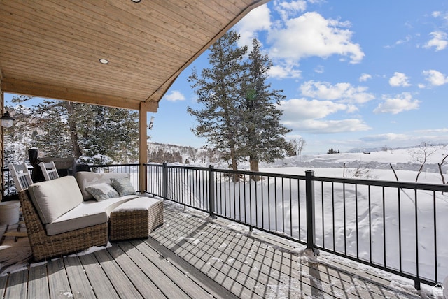 1430 W Arapaho Dr Unit 59, Coalville, UT 84017 - view of snow covered deck