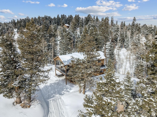 1430 W Arapaho Dr Unit 59, Coalville, UT 84017 - view of snowy aerial view