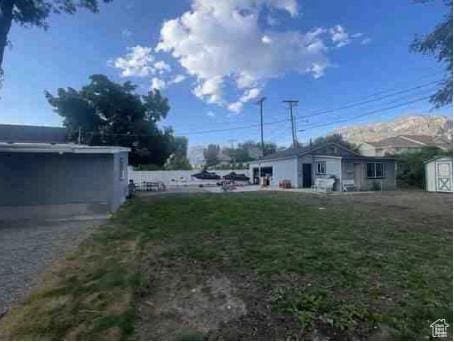 1254 N 800 W, Provo, UT 84604 - view of yard featuring a storage shed