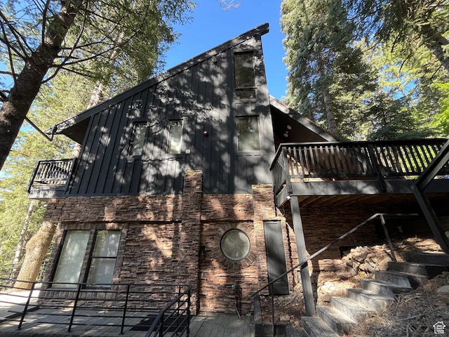 3009 E Black Forest Rd, Sundance, UT 84604 - view of property exterior with a balcony