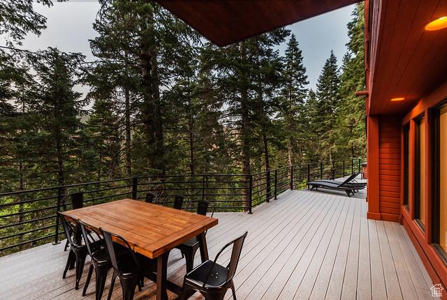3009 E Black Forest Rd, Sundance, UT 84604 - view of wooden terrace