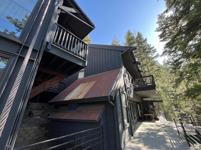 3009 E Black Forest Rd, Sundance, UT 84604 - view of home's exterior featuring a balcony