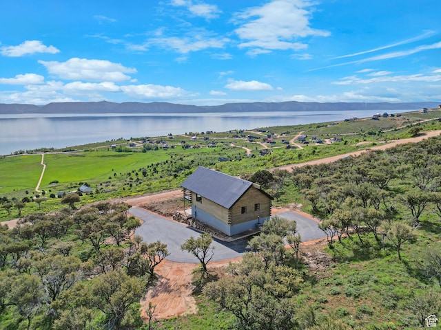 999 Cisco Run, Garden City, UT 84028 - view from above of property with a water and mountain view